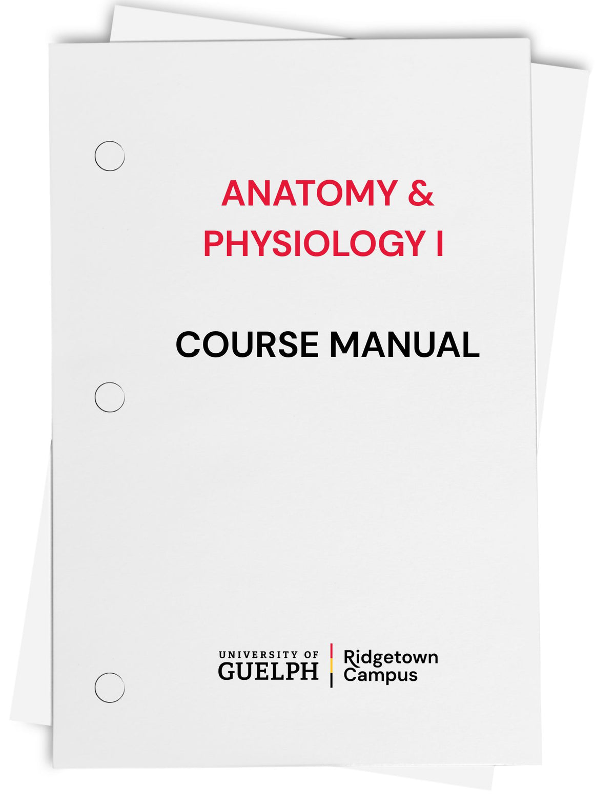 Anatomy & Physiology I Manual