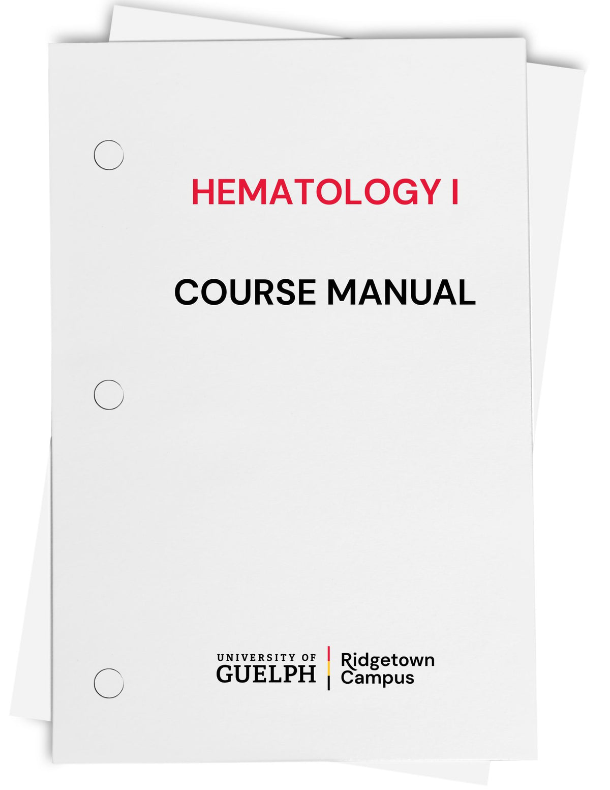 Hematology I Manual