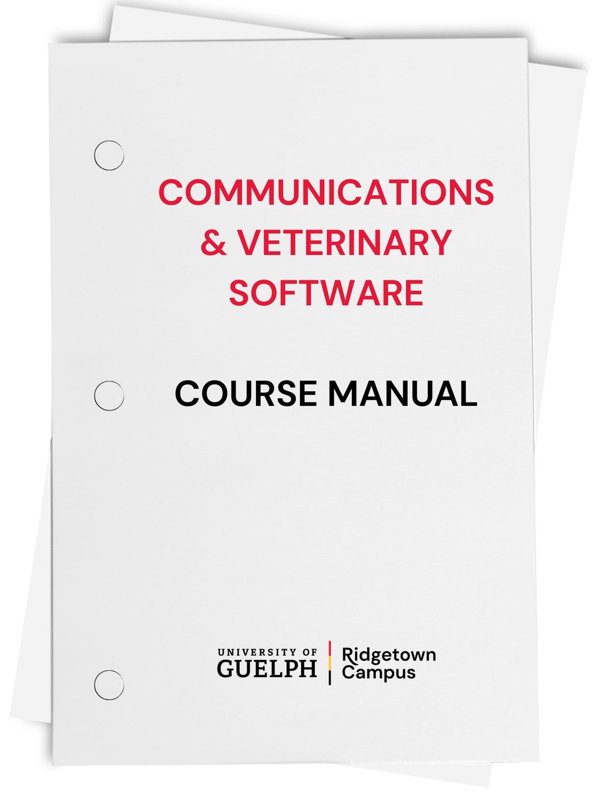 Communications & Veterinary Software Manual