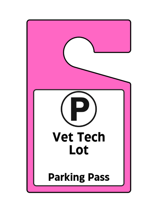 Vet Tech Lot Parking Pass