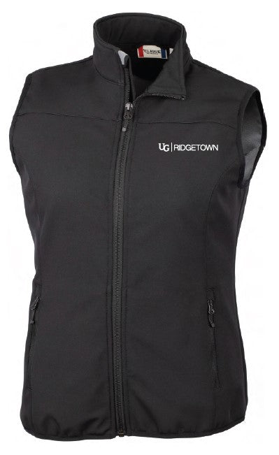 Black Softshell Vest: Ladies